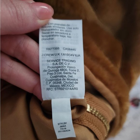 J.Crew Collection Zip Up Plush Faux Fur Teddy Coat - Picture 6 of 11